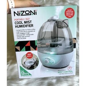 NEVER USED, Nizoni, cool most humidifier portable 360